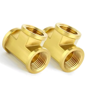 Raccord en T en laiton CA 360 à trois voies pour la connexion de tubes de pièces de camion - Vente en gros usine - Product Image 1