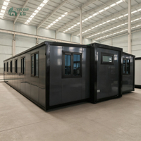 Maison conteneur 40 pieds, modèle extensible Homemodular, maison préfabriquée personnalisée, grandes maisons préfabriquées, logement modulaire avec salle de bain