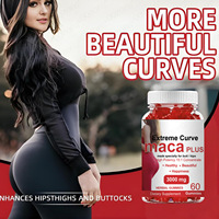 Gummies Extreme Curve Maca Plus 3000mg Saveur Framboise Naturelle Soutien Santé Intestinale 60 Comprimés Adulte