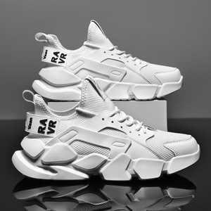 Chaussures décontractées pour hommes et femmes, style moderne, avec doublure en mesh, lacets légers, confortables et respirantes, chaussures de sport. - Product Image 2