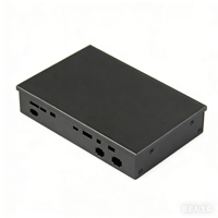 Boîtier en aluminium entièrement personnalisé pour l'électronique grand public, boîtier d'amplificateur numérique en aluminium, fabrication OEM ODM