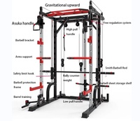 Máquina de herrería multifuncional personalizable, estante de sentadillas para gimnasio, máquina de cable de fitness, uso para DY-7008 en casa