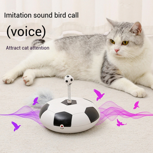 FishPrincess Chat Football Ballon De Football Électrique Interactif Automatique Teaser Jouet chat Jouets pour Chats D'intérieur - Product Image 4