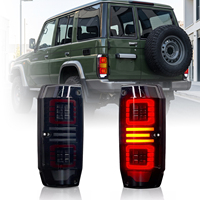 HCMOTIONZ pabrik LED lampu belakang untuk Toyota Land Cruiser 70 LC76 LC77 4-Door 1999-2021 2023 + Start-up animasi berurutan