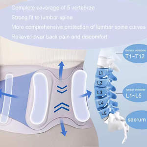 Cinturón de Soporte Lumbar Médico Personalizado con Logotipo para Adultos, Soporte Lumbar con Placa de Acero, Soporte Lumbar Transpirable - Product Image 6