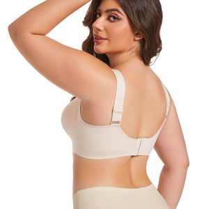 Women's Wireless Comfortable Full Everyday Seamless Knitted Breathable Tshirt <strong>Bra</strong> 2506 <strong>No</strong> Underwire Push-up Thin Logo Cup - Product Image 2