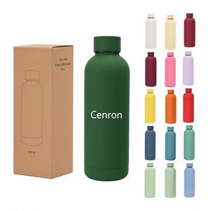 Stainless Steel Eco-Friendly Portable Vacuum Insulated 500ml <b>Double</b> <b>Wall</b> Water Bottle 12-24 Hours Thermal Insulation Sports - Product Image 1
