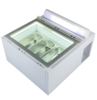 Kommerzielle Mini Tischplatte Eis Vitrine