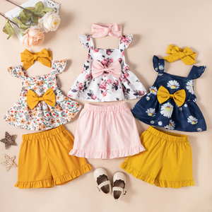 100% cotone stampa vestiti per neonate 0-2 anni può essere personalizzato set <span class=keywords><strong>di</strong></span> abbigliamento - Product Image 2