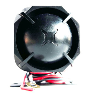 Haut décibel <span class=keywords><strong>moto</strong></span> alarme buzzer klaxon 12V15W actif antivol alarme klaxon maison alarme bricolage klaxon - Product Image 1