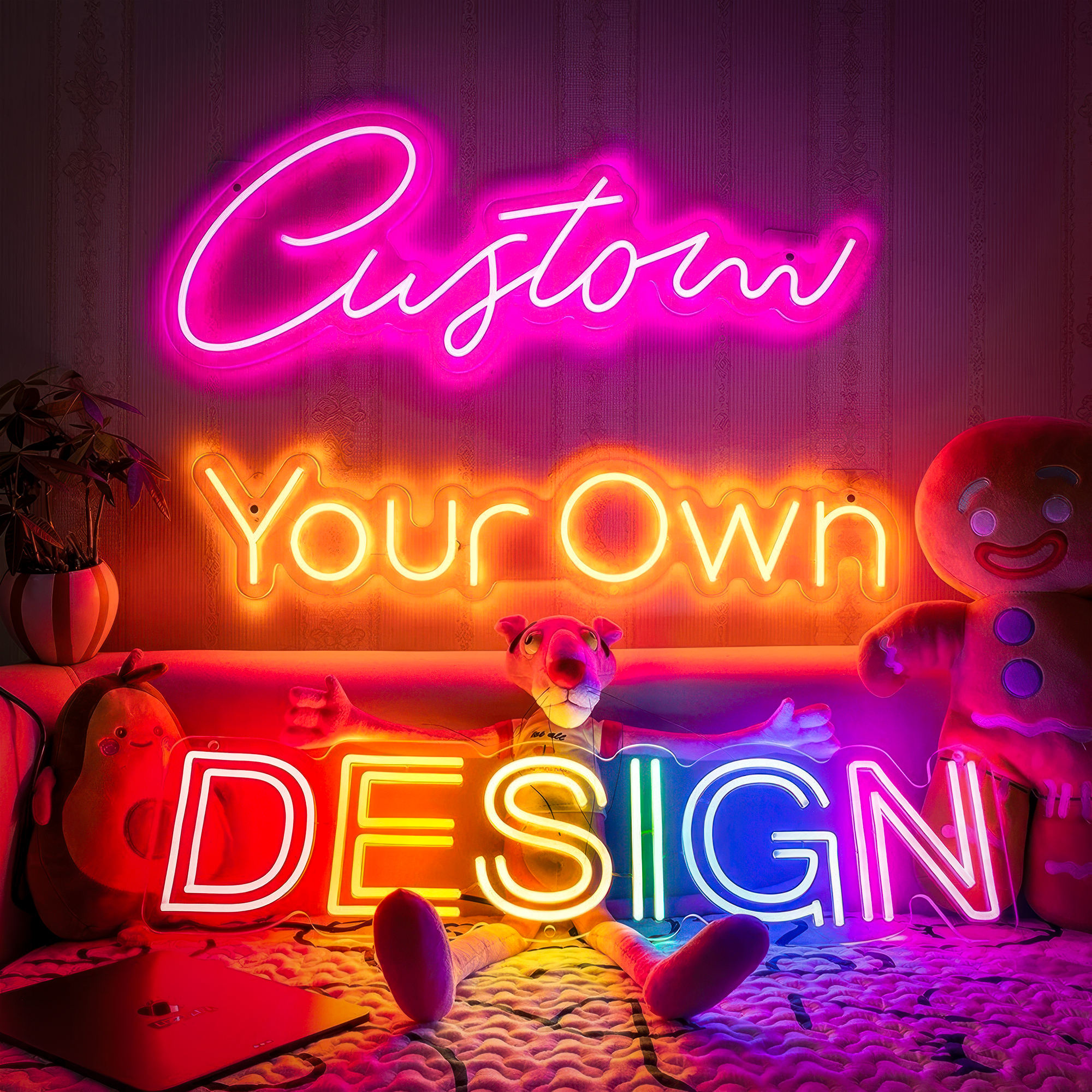 12v Home Wall Neon Art Wedding Party Decor Led Neon Light Letters Custom Neon Sign