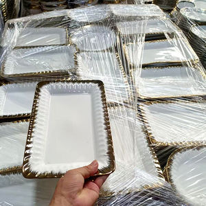 Vente en gros à prix réduit : Ensembles de vaisselle en céramique modernes <span class=keywords><strong>et</strong></span> luxueux, assiettes <span class=keywords><strong>et</strong></span> bols en céramique vendus à la tonne - Product Image 1