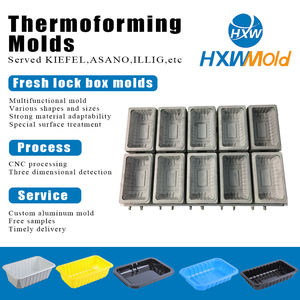Kiefel Moule de thermoformage à 8 cavités compatible avec <span class=keywords><strong>les</strong></span> plateaux alimentaires PP MAP et <span class=keywords><strong>les</strong></span> emballages de viande fraîche - Product Image 2