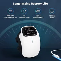 LJ Usine Personnalisée Électrique Pression Soins de Santé Masseur Vibration Soulagement de la Douleur Articulation Lumière LED Écran Tactile Genou Masseur