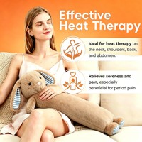 Bouteille d'eau chaude en caoutchouc naturel de 2000 ml de haute qualité avec housse en peluche lapin, vente en gros, fabrication