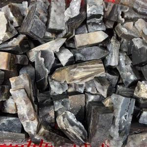 Piedras de Cristal Irregulares al por Mayor para Sanación, Artesanía y Torres de Cristal Negro Brillante - Product Image 3