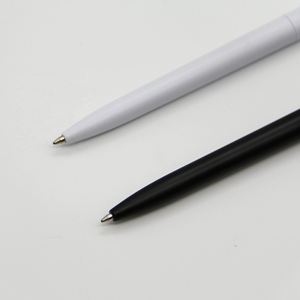 Bolígrafo Retráctil Delgado de Plástico con Punta Giratoria, Tinta Azul/Negra de 1.0 mm, Personalizable al por Mayor, Económico, para Uso en Oficina/Escuela - Product Image 4