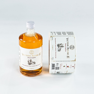 Étiquettes de bouteille de vin en feuille d'or mate gaufrée, autocollants texturés personnalisés - Product Image 2
