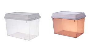 Contenitore per Pane Quadrato Trasparente Bestseller, Scatola in <span class=keywords><strong>Plastica</strong></span> per Conservazione Cereali con Coperchio Sigillato, Contenitore per Pane da Cucina - Product Image 3