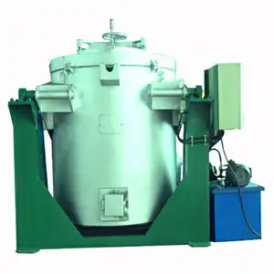 Advanced Technology New Arrival 500kg Hydraulic Tilting Gas Fired Copper Scrap Melting Furnace