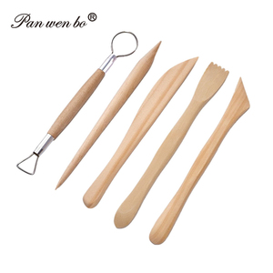 Panwenbo Art Clay <strong>Tool</strong> Kit 5pcs Art Supply High Quality Pottery Clay Sculpting <strong>Tools</strong> Set Sculpting <strong>Tools</strong> for Beginners - Product Image 1