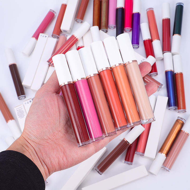 Red Super Stay Private Label Moistirizing Oem Scented 2022 Matte Vegan Waterproof Glitter Liquid Lipstick Long Lasting