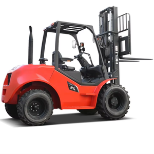 HELI 4WD Arazi Forklifti Yüksek Kapasiteli 3 Tonluk Arazi Dizel Forklift |   Zorlu Arazi Malzeme Taşıma Makinesi - Product Image 1