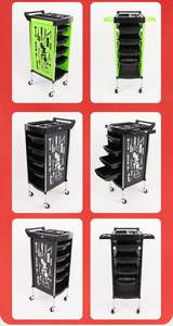Professional Beauty Car Trolley Rolling Beauty Car Four Layer <b>Storage</b> for Barber Trolley Cart Salon Tools With Wheels - Product Image 3