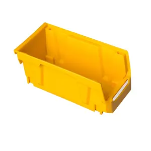Stackable Parts Storage Bins | Industrial PP Beads ESD Box Hardware Plastic Hanging Plastic V3-1428 276*139*128MM 40PCS Europe