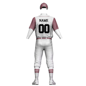 Baseball uniform Adult Style <b>Plain</b> Color Baseball uniform Sets Solid Color Printed Breathable Quick Dry 100% - Product Image 5