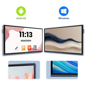 Tableau blanc interactif intelligent 4K de 55, 65, 75, 86, 98, 110 pouces avec écran tactile Android 15 pour salle de <span class=keywords><strong>classe</strong></span> - Product Image 6