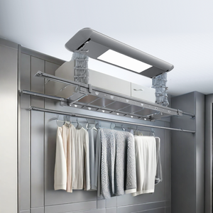 Cintre <span class=keywords><strong>de</strong></span> rangement mural au <span class=keywords><strong>plafond</strong></span> électrique multifonctionnel <span class=keywords><strong>de</strong></span> haut niveau pliable en métal étendoir à <span class=keywords><strong>linge</strong></span> à usage domestique pour la cuisine - Product Image 1