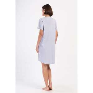 เสื้อคลุมแขนสั้นคอกลมทรงโอเวอร์ไซส์ XXL สำหรับผู้หญิง ดีไซน์ลำลองมีกระเป๋าทรงรี ผ้าบางเบา เหมาะสำหรับใส่ไปเที่ยวคลับ - Product Image 1