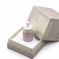 Boîte cadeau personnalisée pour soins de la peau, boîte rigide à deux pièces (couvercle et base), logo embossé, insert en carton, emballage cosmétique, vente en gros