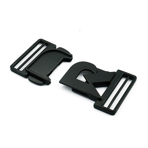 Buckle Adjustable <b>Webbing</b> Buckle 40mm Inner Diameter Zinc Alloy Black For Clothing Bags Backpacks School Bags - Product Image 2