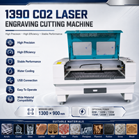 Machine de découpe et gravure au laser CO2 1390 haute efficacité 60W-150W pour acrylique, bois, MDF, non-métaux