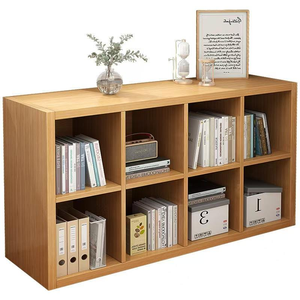 Exhibidor de Madera Natural, <span class=keywords><strong>Caja</strong></span> de Almacenamiento Modular Multifuncional para Colección de Vinilos, CDs y Revistas, Exhibición Ecológica - Product Image 5