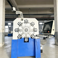 Machine à bobiner les ressorts automatique CNC 12 axes contrôlée par PLC avec moteurs et entraînements, diamètre du fil 0,4-2,5 mm
