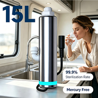 Stérilisateur à filtre pour ampoules UVC 4GPM personnalisables pour système de purification d'eau RO