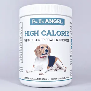 OEM Pet Nutrit Natural Health integratore vitaminico per cani ad alto contenuto proteico in polvere aumento di peso integratore ad alto contenuto calorico per cani