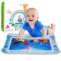Tapis aquatique gonflable premium pour le jeu sur le ventre, centre d'activités pour bébés et tout-petits, en PVC, couleur personnalisable pour la maison