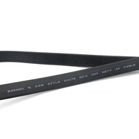 Câble coaxial plat en PVC plaqué or 4K 18 Gbps 60 Hz AWM 20276 en vrac haute vitesse 3D 1080P pour moniteur et lecteur DVD