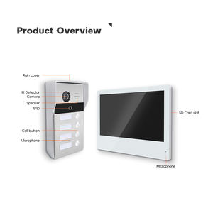 Timbre Dingdong de casa inteligente con 2 cables, intercomunicador de 1080P, timbre de cámara, timbre de puerta, videoportero - Product Image 3