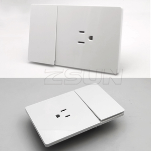 ZSUN高品質メキシコデザインUSスタイル1ギャングスイッチソケット家庭用壁掛け電気コンセント - Product Image 3