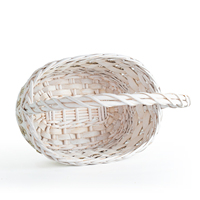 Panier de rangement en osier gain de place au design tendance, panier en saule naturel polyvalent