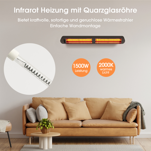 Commercial Infrared Heater Energy Saving Electric Heater for Restaurant Garage Warehouse
