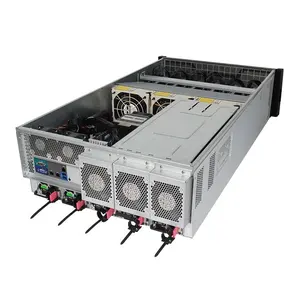 6 Gpu Servergehäuse Hochleistung Gpu Server Chassis PCIe 4.0 AI Serverplattform mit 4+1 800 w Redundanten Stromversorgung