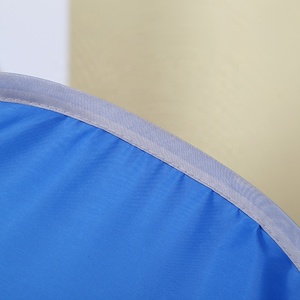 Cestas de lavandería de malla de poliéster plegables portátiles grandes, caja de almacenamiento de ropa sucia con logotipo personalizado para Hotel, hogar o uso de viaje - Product Image 4