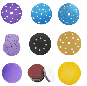 Hochwertige 4-7 Zoll (100-180mm) 40-2000 Körnung Vlies-Schleifscheiben mit Klettverschluss für Holzpolitur - Product Image 4