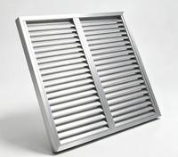 Volets en aluminium en forme de Z pour l'ombrage des façades d'hôtels en extérieur, design moderne, persiennes écologiques